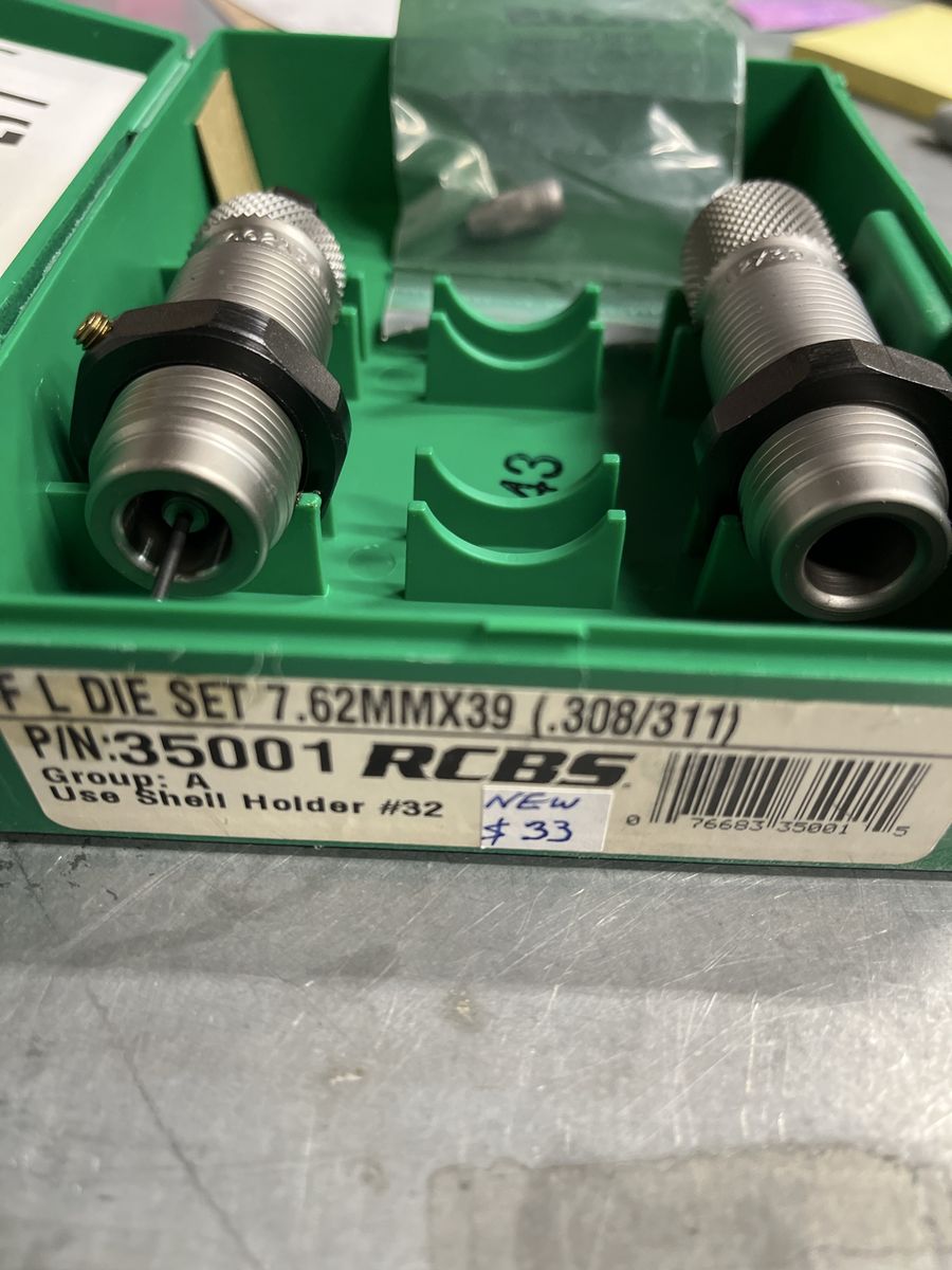 RCBS F/L Die Set 7.62x39mm (.308/.311).