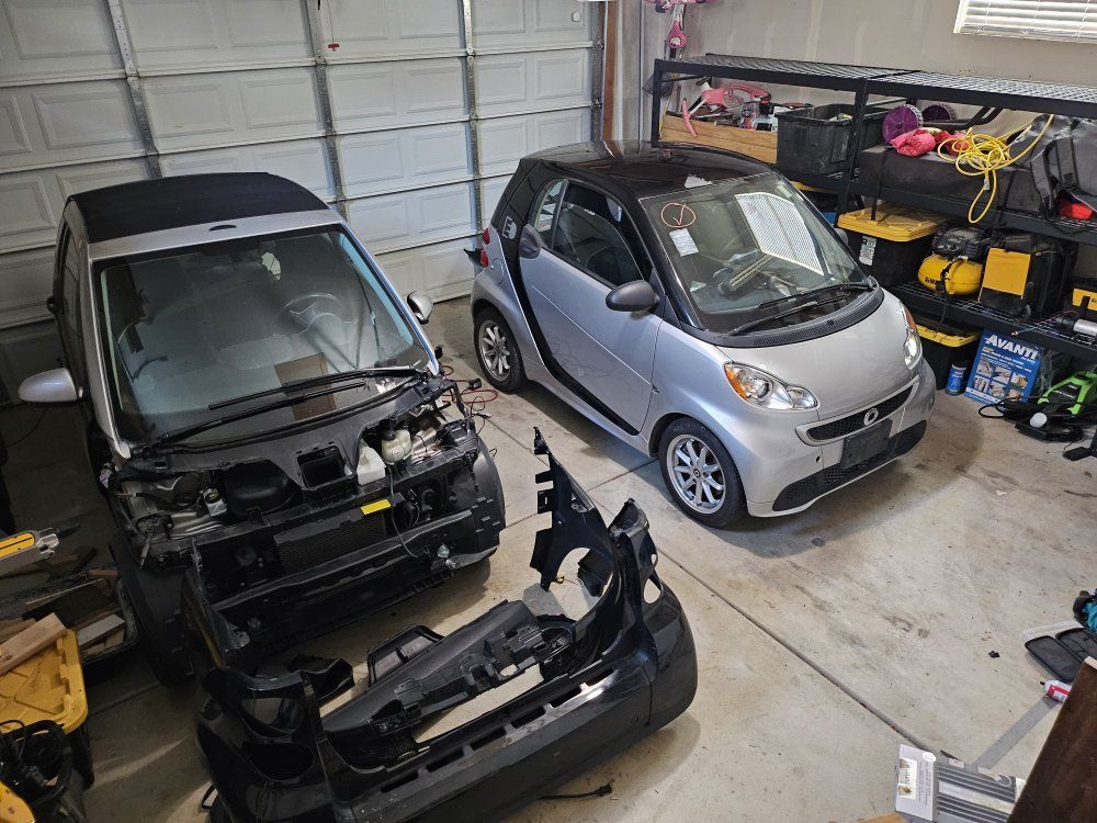 smart fortwo car parts (2008 and 2015)