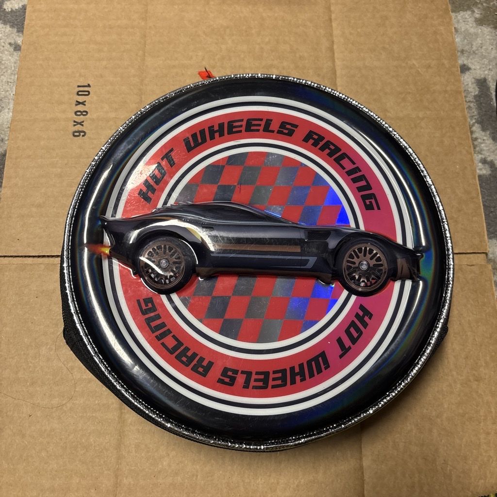 Hot Wheels Racing & Dinosaur 3D Embossed Lunch Bags Insulated Round Lunch Box