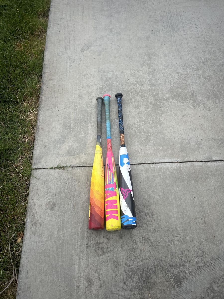 3 baseball bats