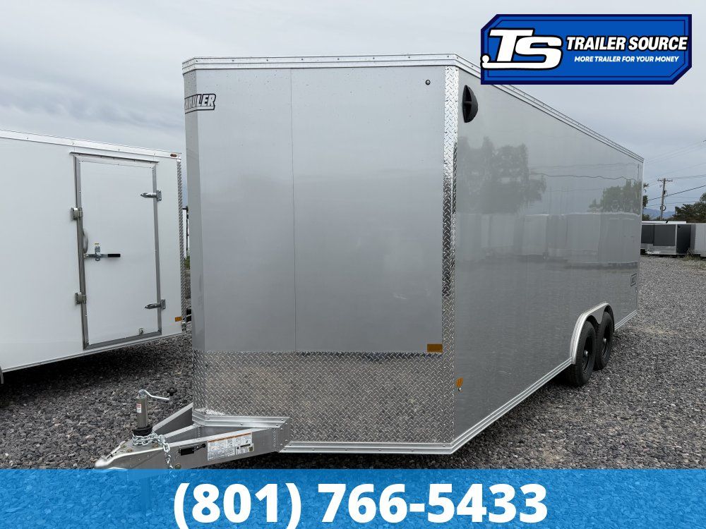 8.5x20 Alcom Aluminum EZ Hauler XLT Auto Trailer - 7'0" Interior - 10K GVWR - Dovetail