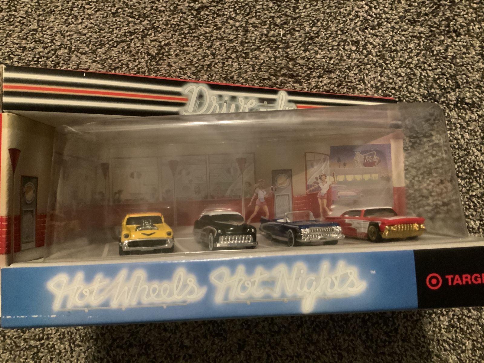 Vintage 1999 Hot Wheels Target Exclusive Hot Wheels 4 car set