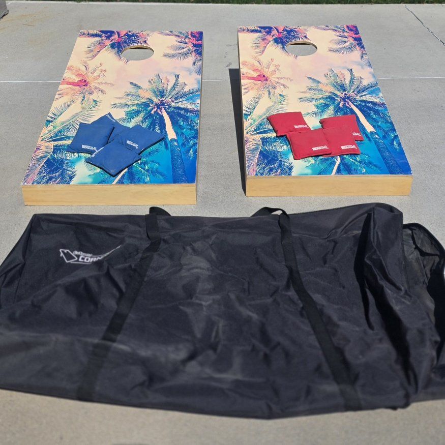 Cornhole Boards w/ Bags & Carrying Bag