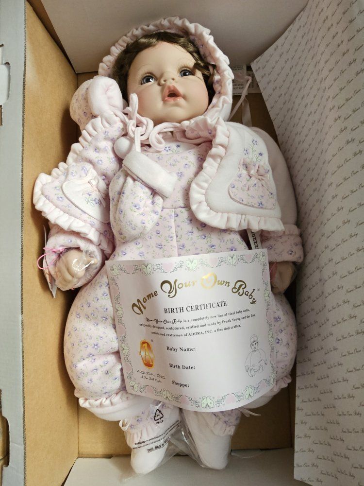 Adora Baby Doll in Purple Flower Pj's
