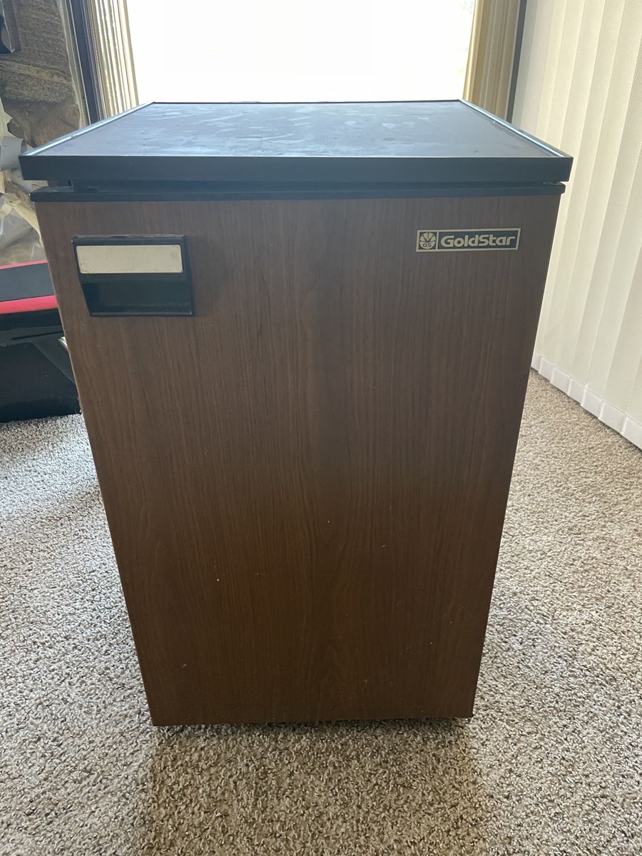 Vintage GoldStar Mini Refrigerator
