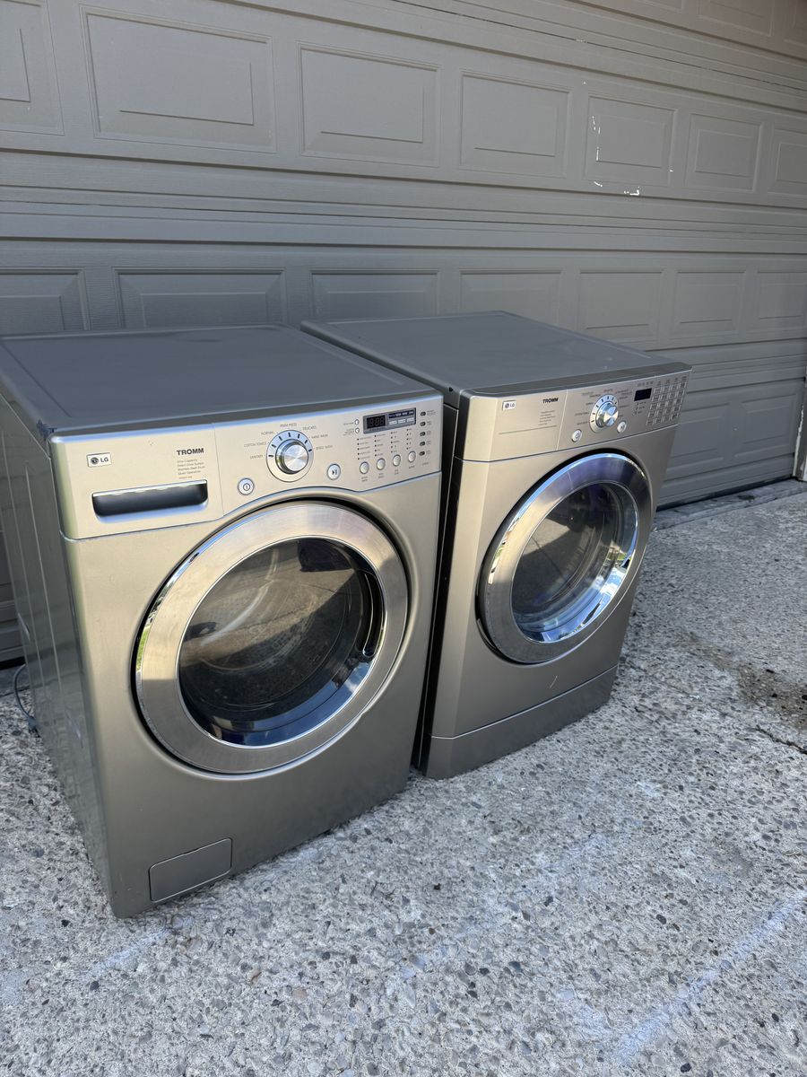 LG washer and electric dryer
