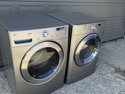 LG washer and electric dryer