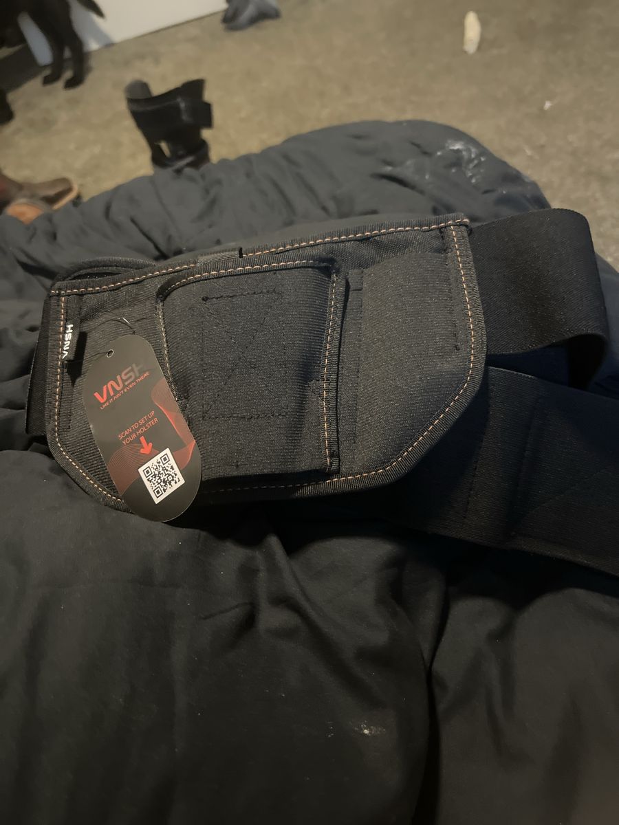 VNHS Holsters Black Tactical IWB OWB Belly Band Holster with Magazine Pouch