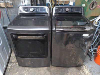 LG top load w3awsher with matched electric dryer