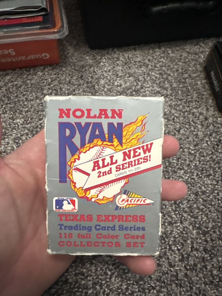 1992 Nolan Ryan Texas Express Card Set