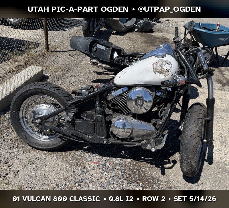 2001 Kawasaki Vulcan 800 Classic Parts - UTPAP Ogden