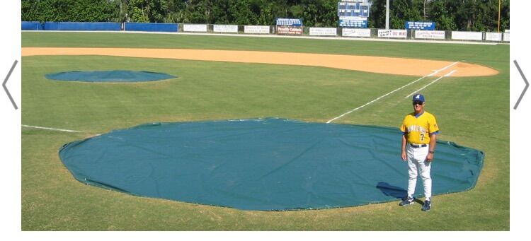 Baseball 26 Ft Wind Weighted Rain Cover 18oz Vinyl