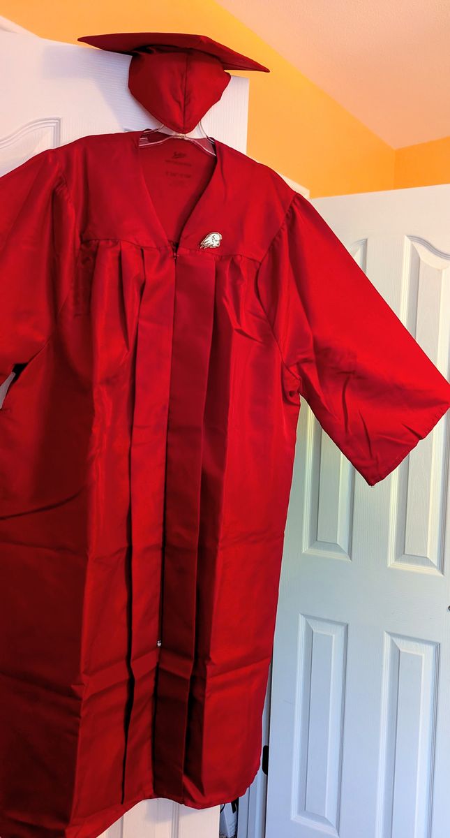 Cap & Gown - Red