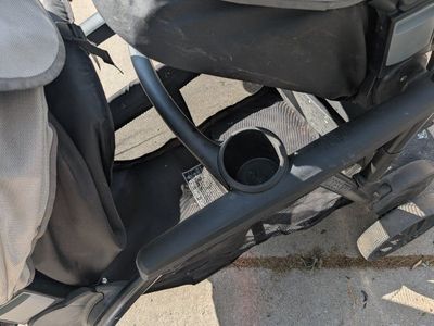 Graco Ready2Grow Click Connect Double Stroller - Black & Gray Tandem Stroller