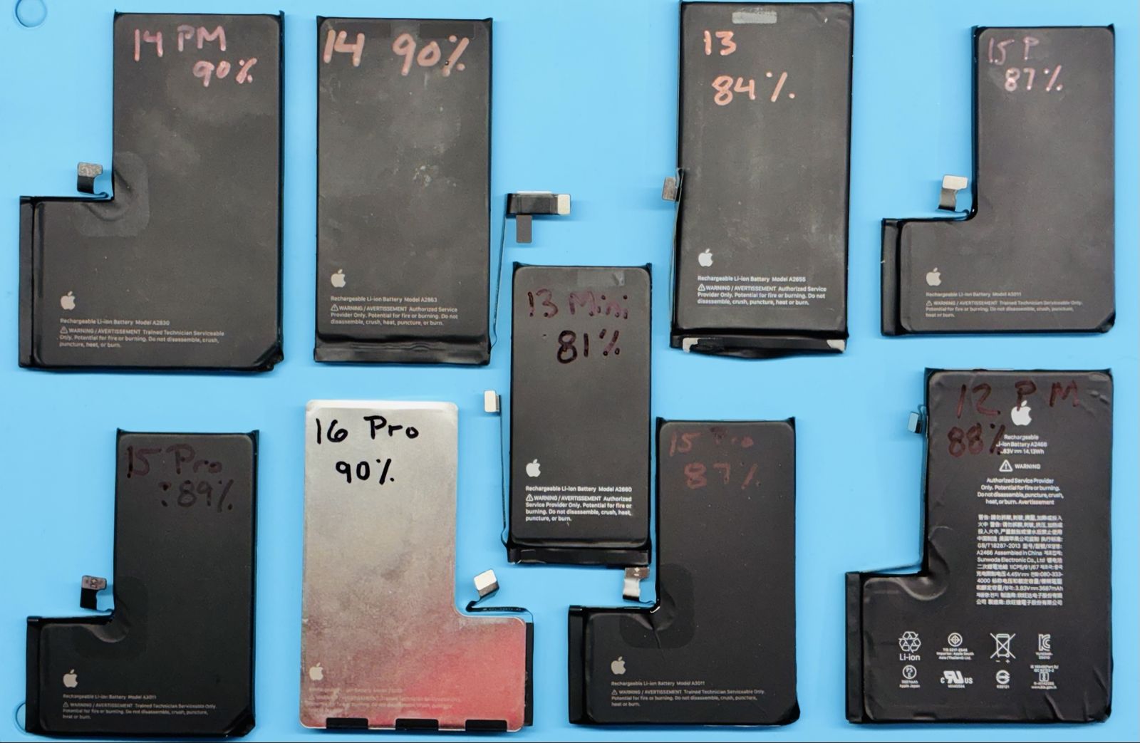 Original Apple iPhone 11- 16 Batteries OEM Authentic 