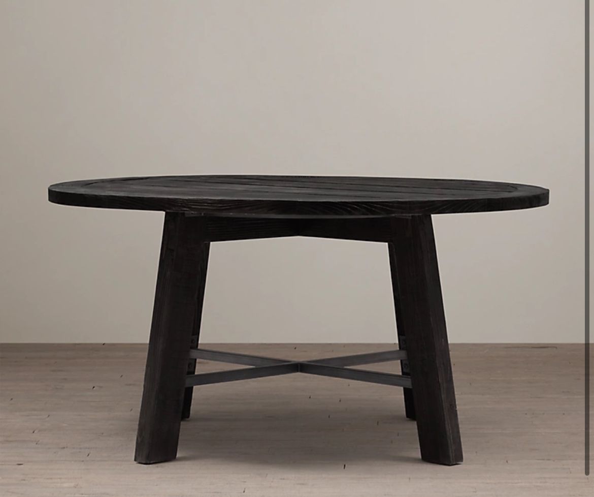 Restoartion Hardware Railway Trestle Dining Table