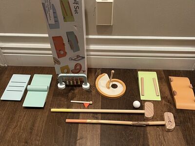 Children's Wooden Golf Set: