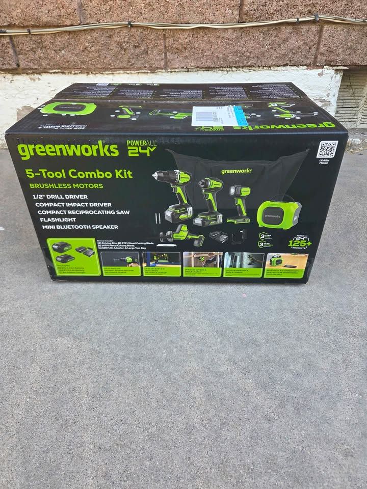 Greenworks 24V 5-Tool Combo Kit