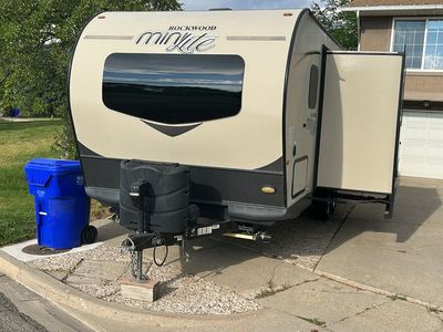 Forest River Rockwood Mini Lite 2019 Travel Trailer with Slide Out & Awning