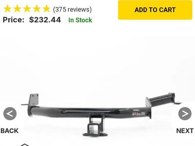 Trailer Hitch Curt Class 3 receiver -Kia Telluride