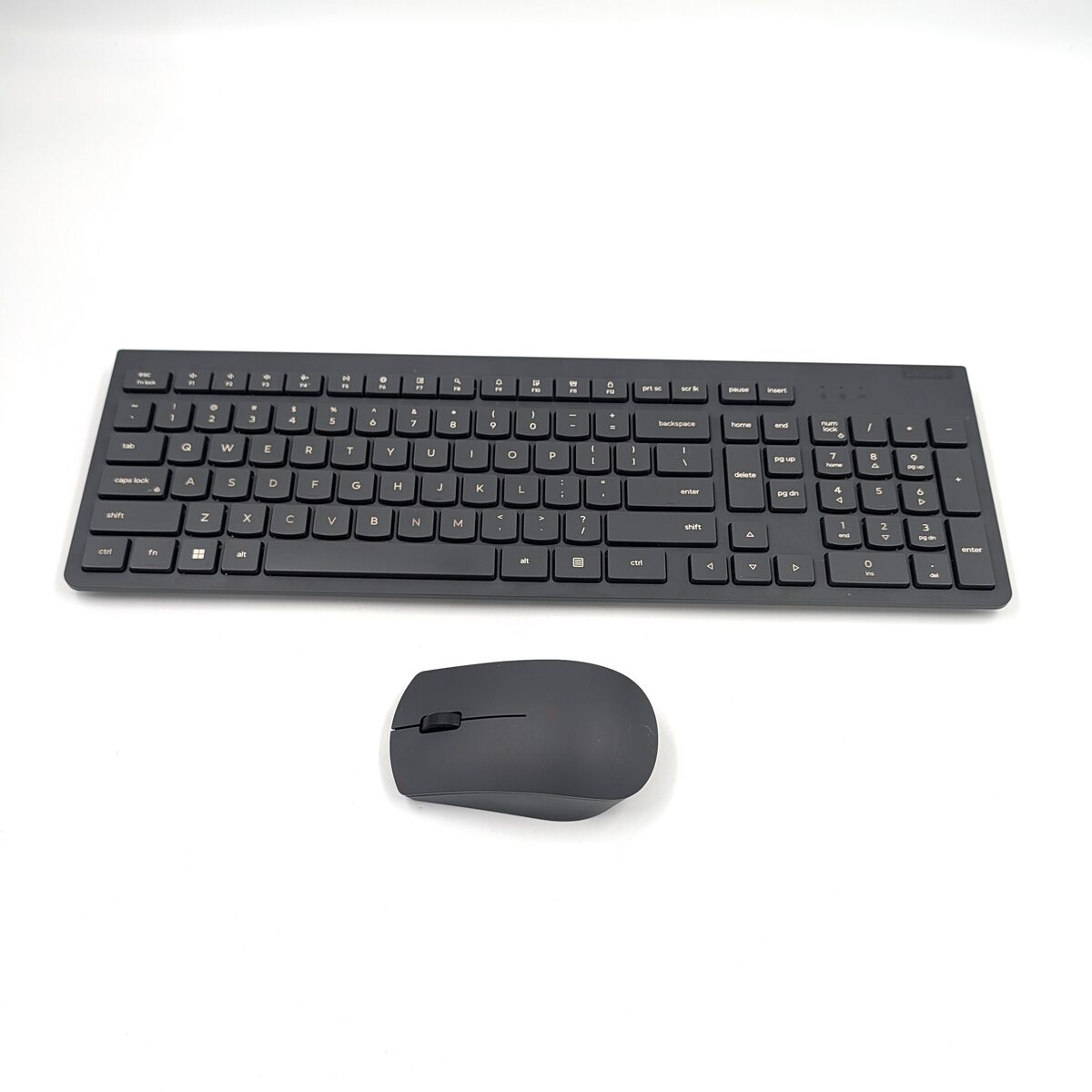 Lenovo Wireless Keyboard and Mouse Black Slim
