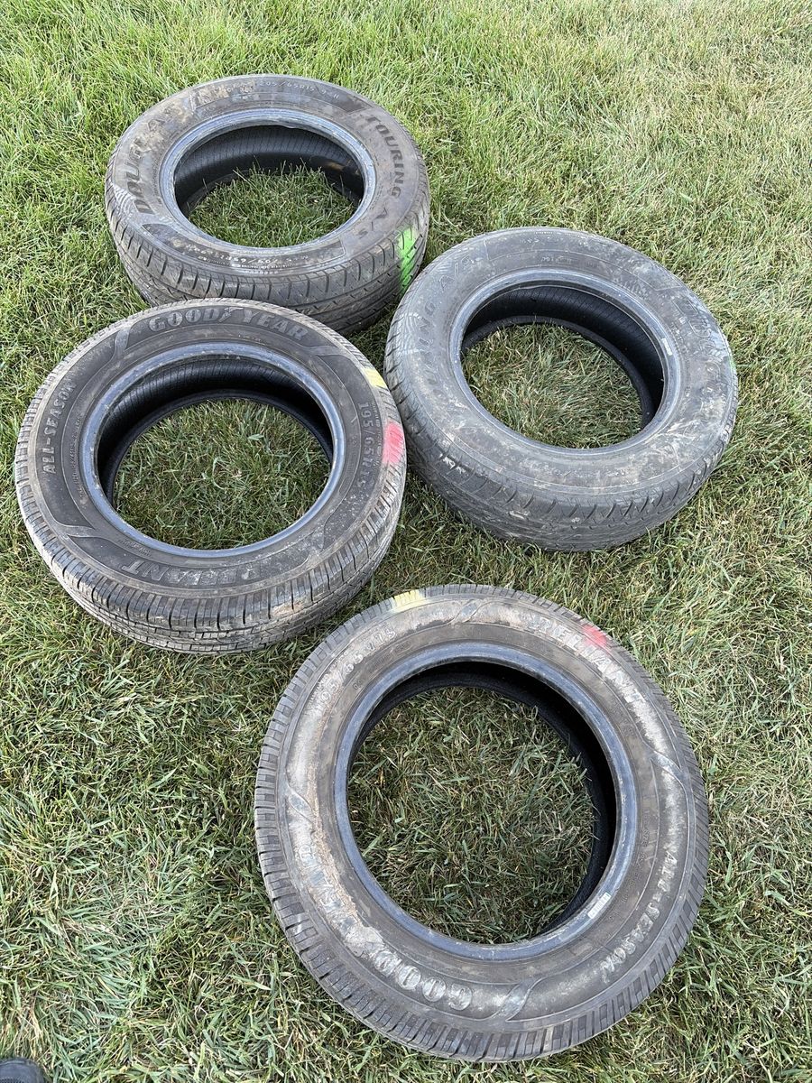 Goodyear All-Season & Touring Tires - 4x Used (Various Sizes) - Good Condition