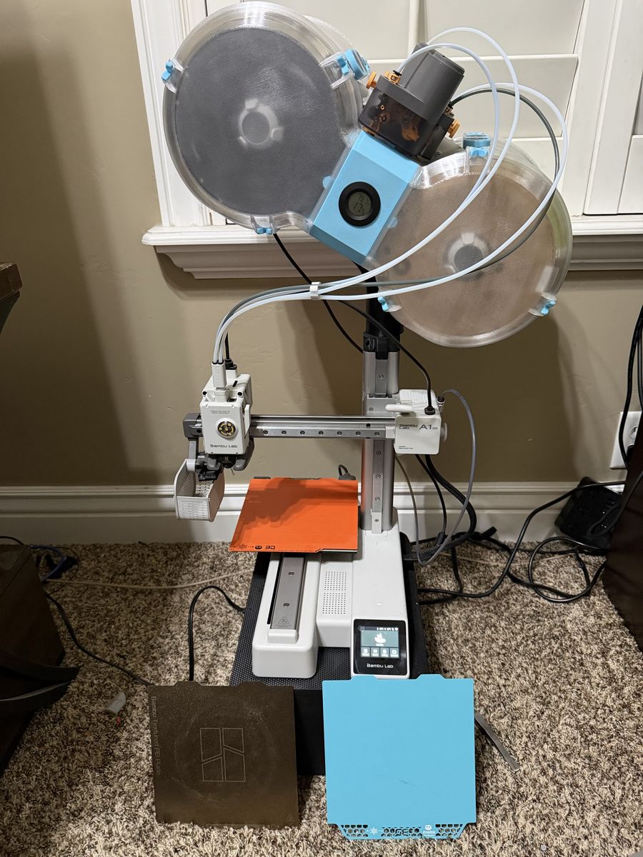 Bambu Lab A1 mini 3d printer + AMS Lite + accessories