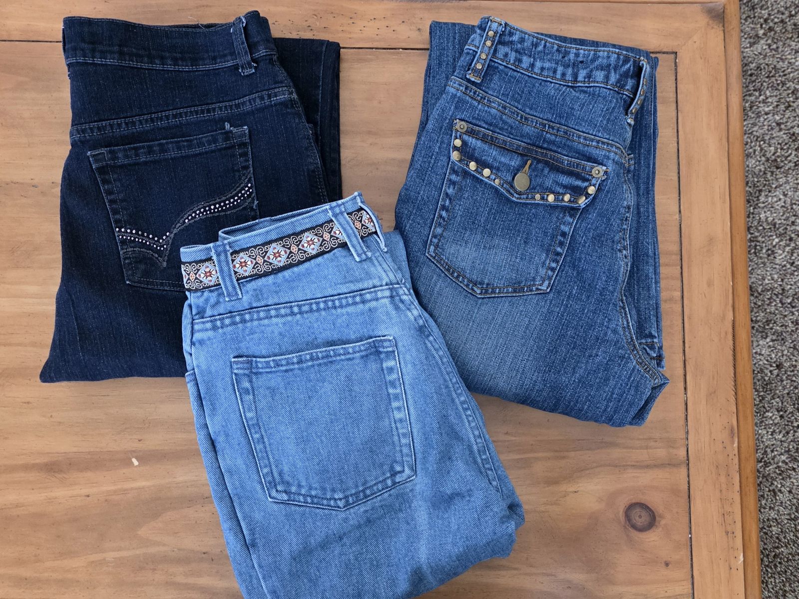 SIZE 6 Denim Jeans 3 pairs for $20