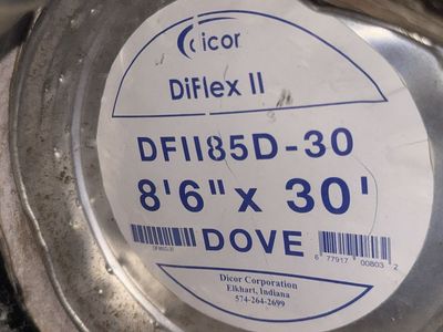 Dicor® DFII85D-30 - DiFlex II™ TPO Bright White Roof Membrane (8.5'W x 30'L)