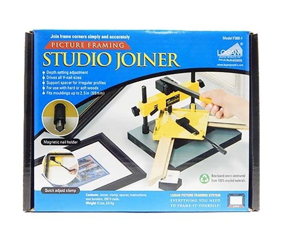 Logan F300-1 Studio Joiner Picture Framing V-Nail Tool w/ Magnetic Nail Holder