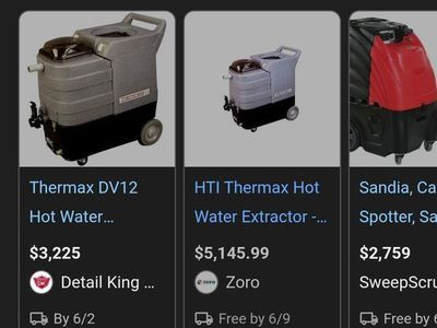 Car detailing carpet extractor.