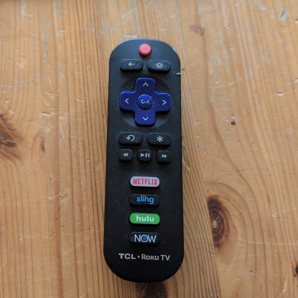 TCL Roku TV remote control