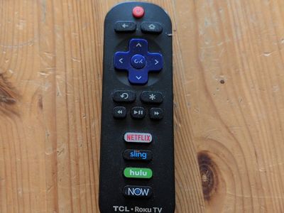 TCL Roku TV remote control