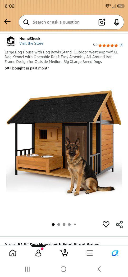 new dog house