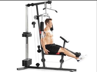 Weider 2980 X Home Gym System with 80 lb Weight Stack and 5 Workout Stations