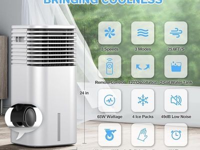 Behomey DL3 windowless portable air cooler