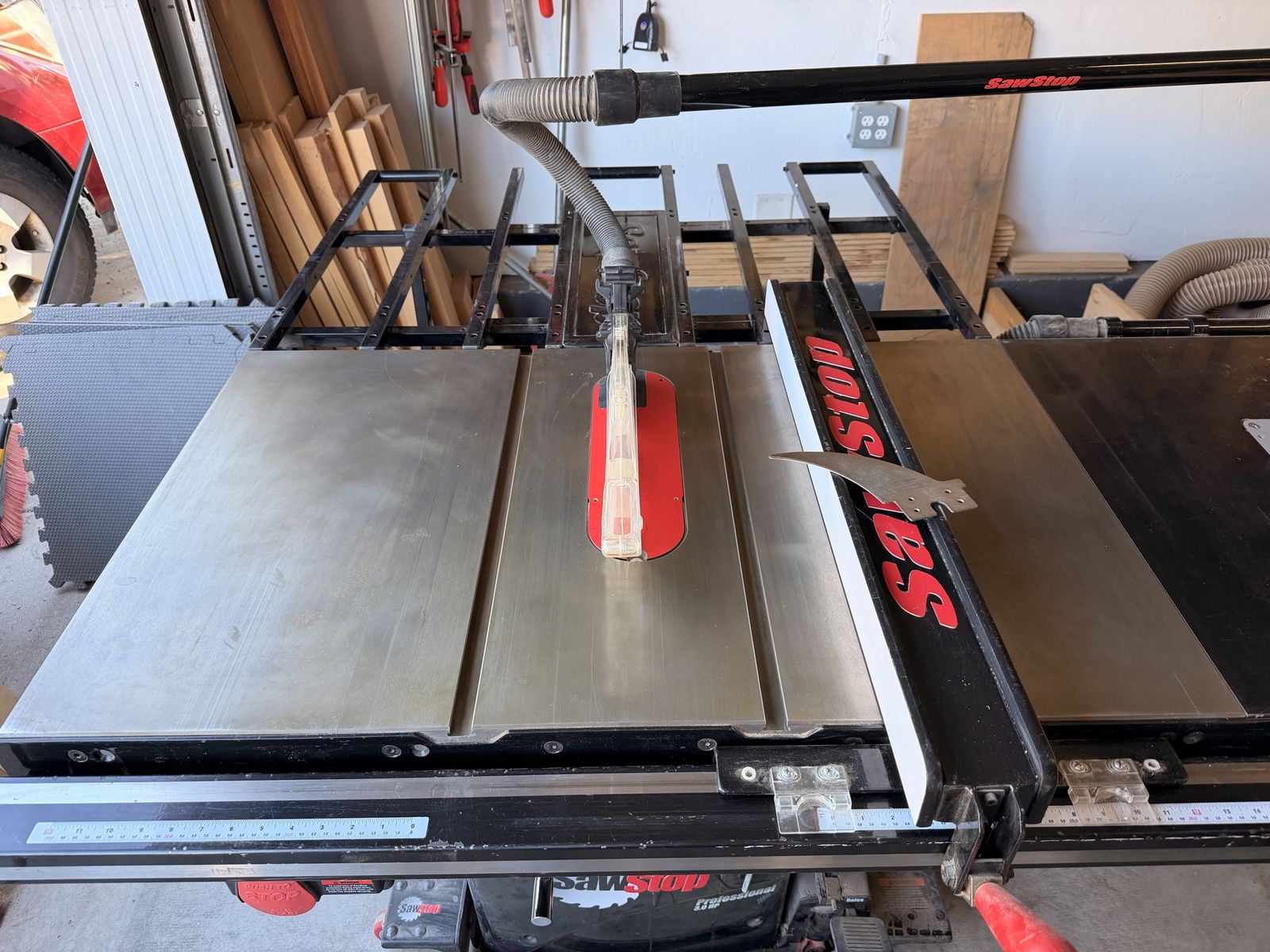 SawStop PCS31230 3HP 10" Professional Cabinet Saw, 36” table with plenty of upgrades