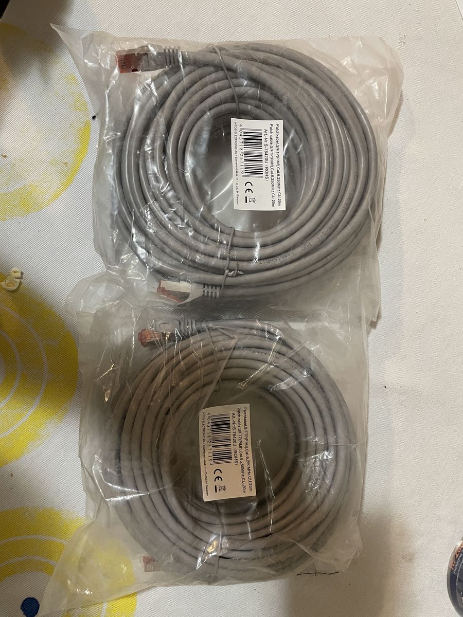 20 Meter Ethernet Cables