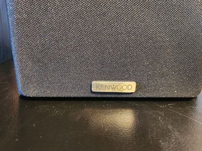 Kenwood speakers, 100 watt, Model KS-505HT, nice wood grain. larger-medium sized, very powerful and clean sounding.