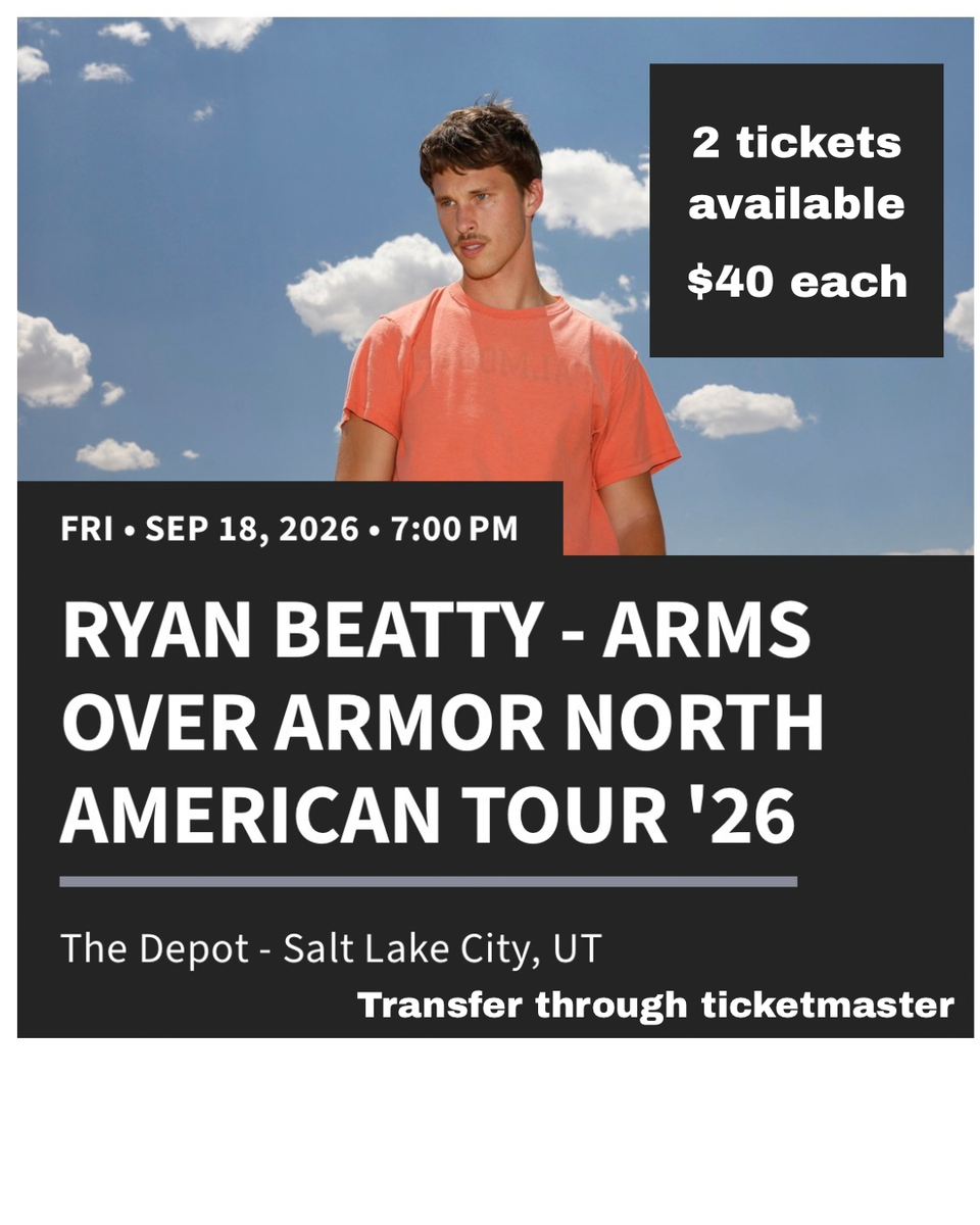 Ryan Beatty SLC tickets