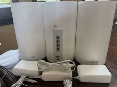 $250 each 1-4 TP-Link Deco BE16000 16GB Wi-Fi 7 Quad-Band Multi-Gig Mesh Router System