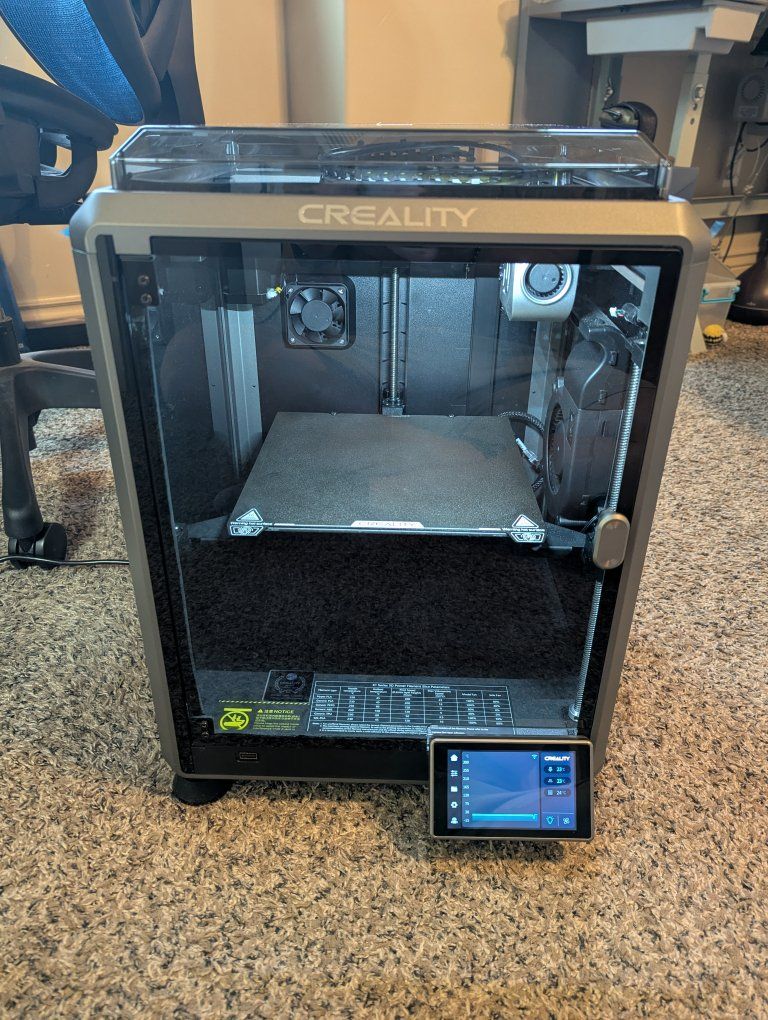 Creality K1 3D printer with Upgrades Fast printer.