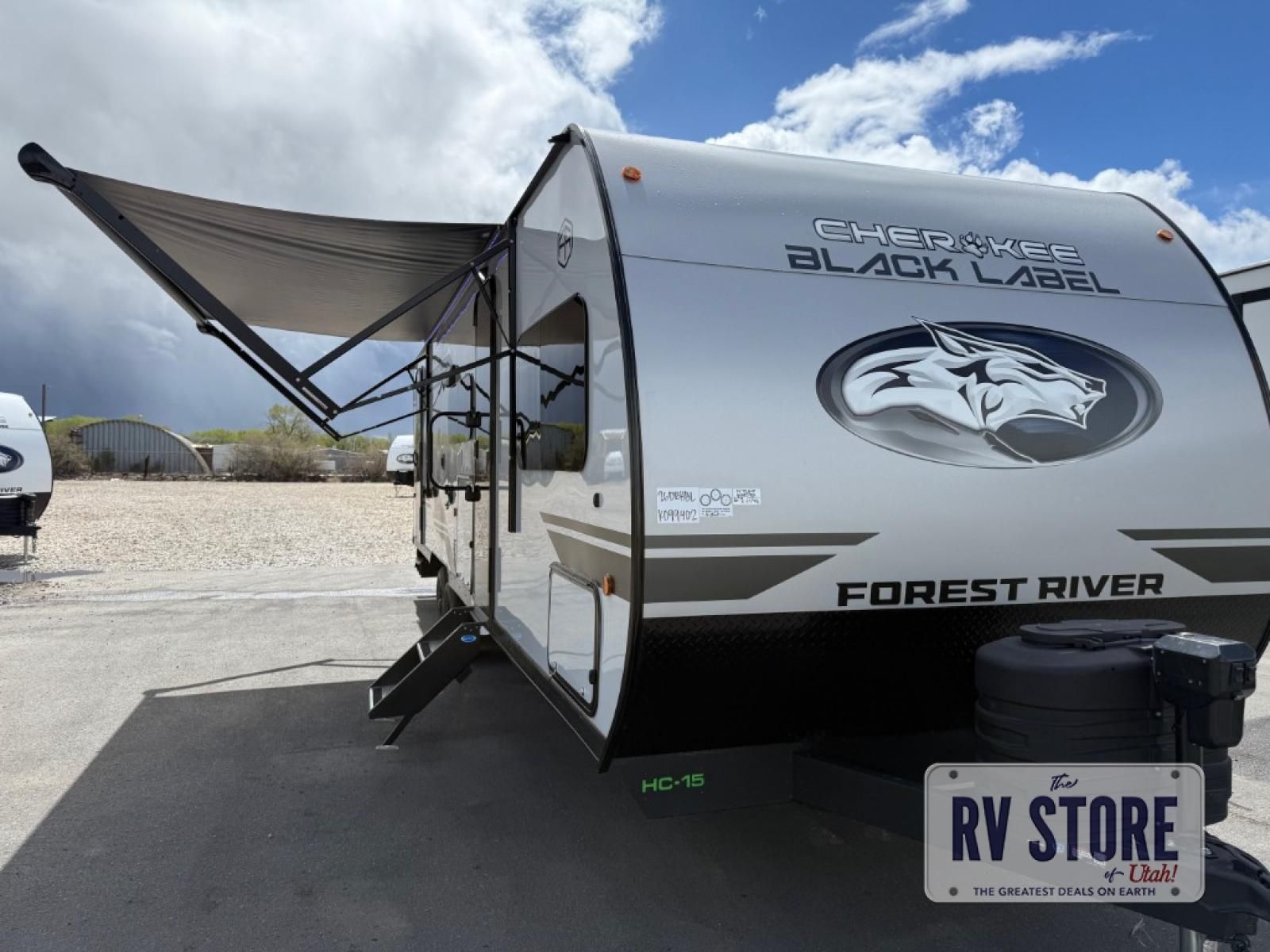 2026 Forest River RV Cherokee Grey Wolf Black Label 26DBHBL Travel Trailer Bunkhouse|Front Bedroom|Outdoor Kitchen|Two