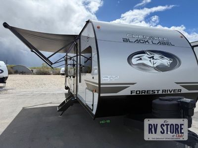 2026 Forest River RV Cherokee Grey Wolf Black Label 26DBHBL Travel Trailer Bunkhouse|Front Bedroom|Outdoor Kitchen|Two