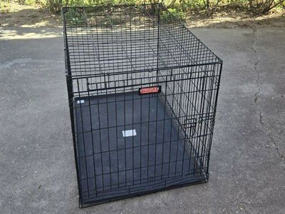 42" XL Metal Dog Pet Kennel Cage Crate Folds