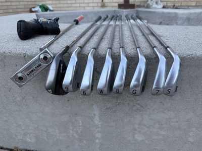 PXG 0211 Irons, Callaway Jaws Wedge, Kirkland Signature Putter