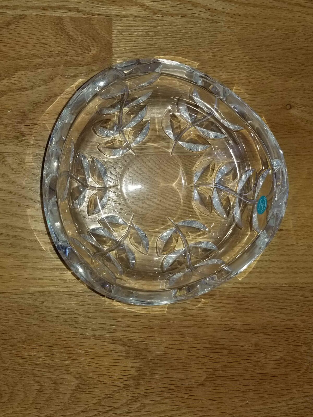 Crystal dish for Christmas Candy