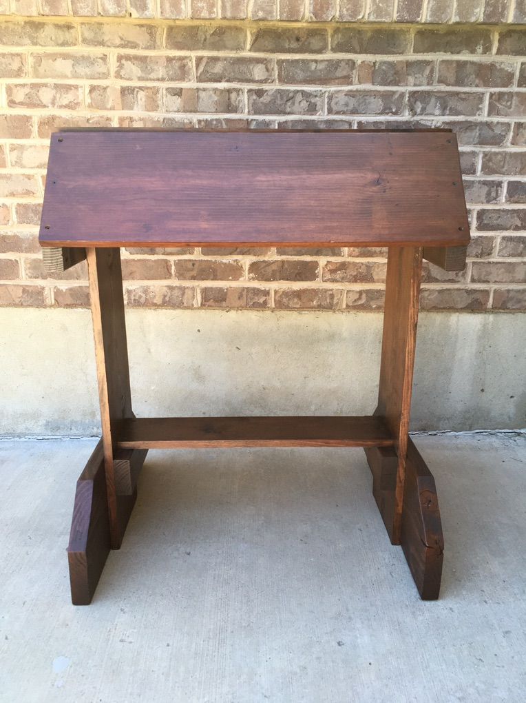 WOODEN SADDLE STAND