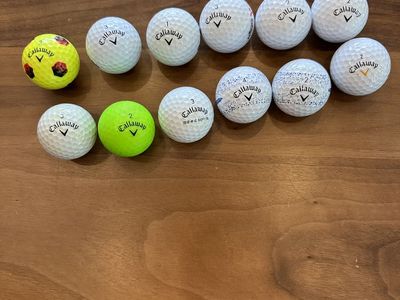 12 Callaway golf balls (used)