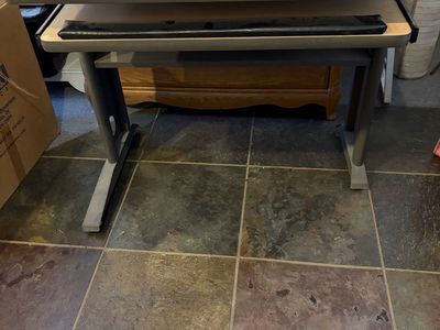 Standing Desk / Drafting Table with Storage and Wrist Rest